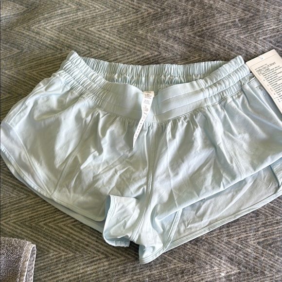 Lululemon Athletica Light Blue Athletic Shorts - Picture 1 of 4